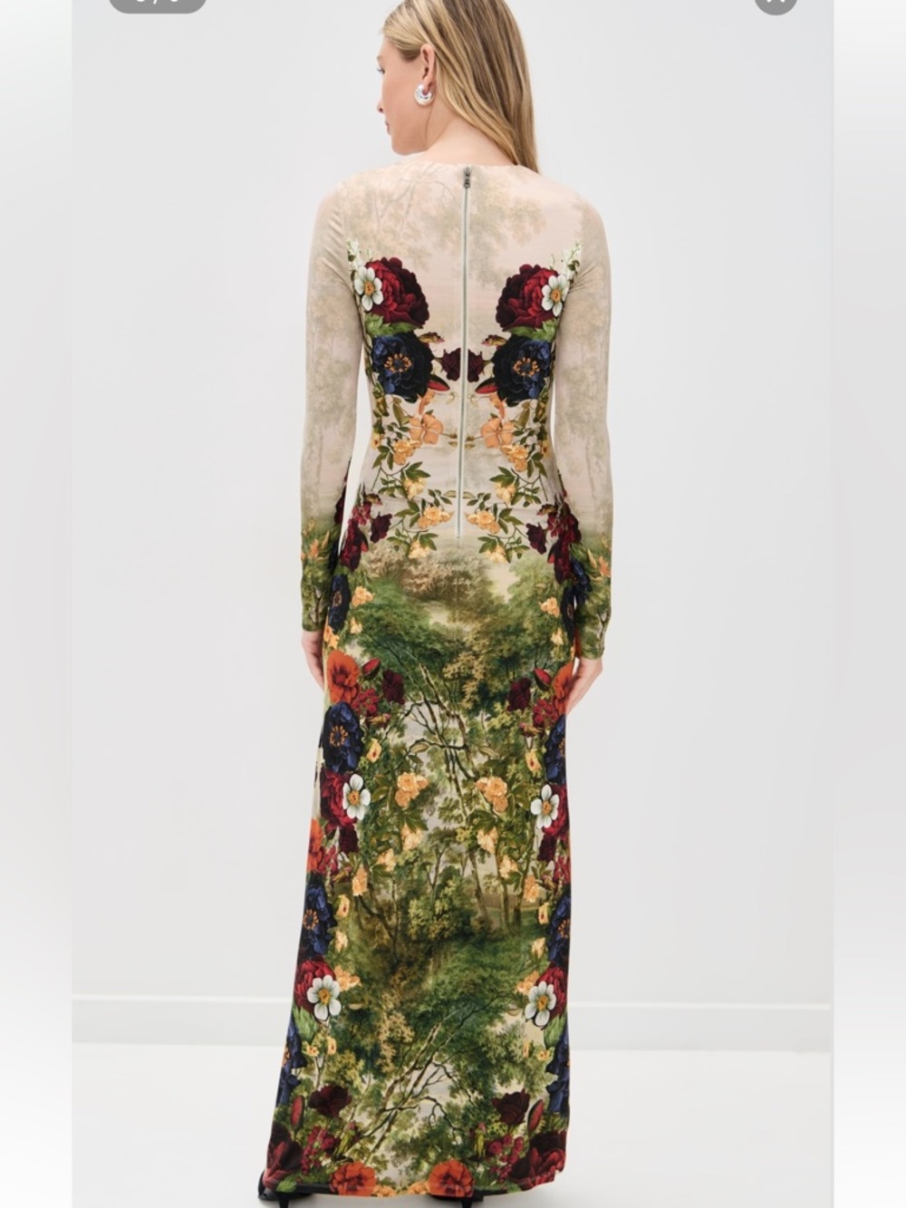 ALICE + OLIVIA  DELORA MAXI DRESS SIZE 6 - Picture 2 of 9